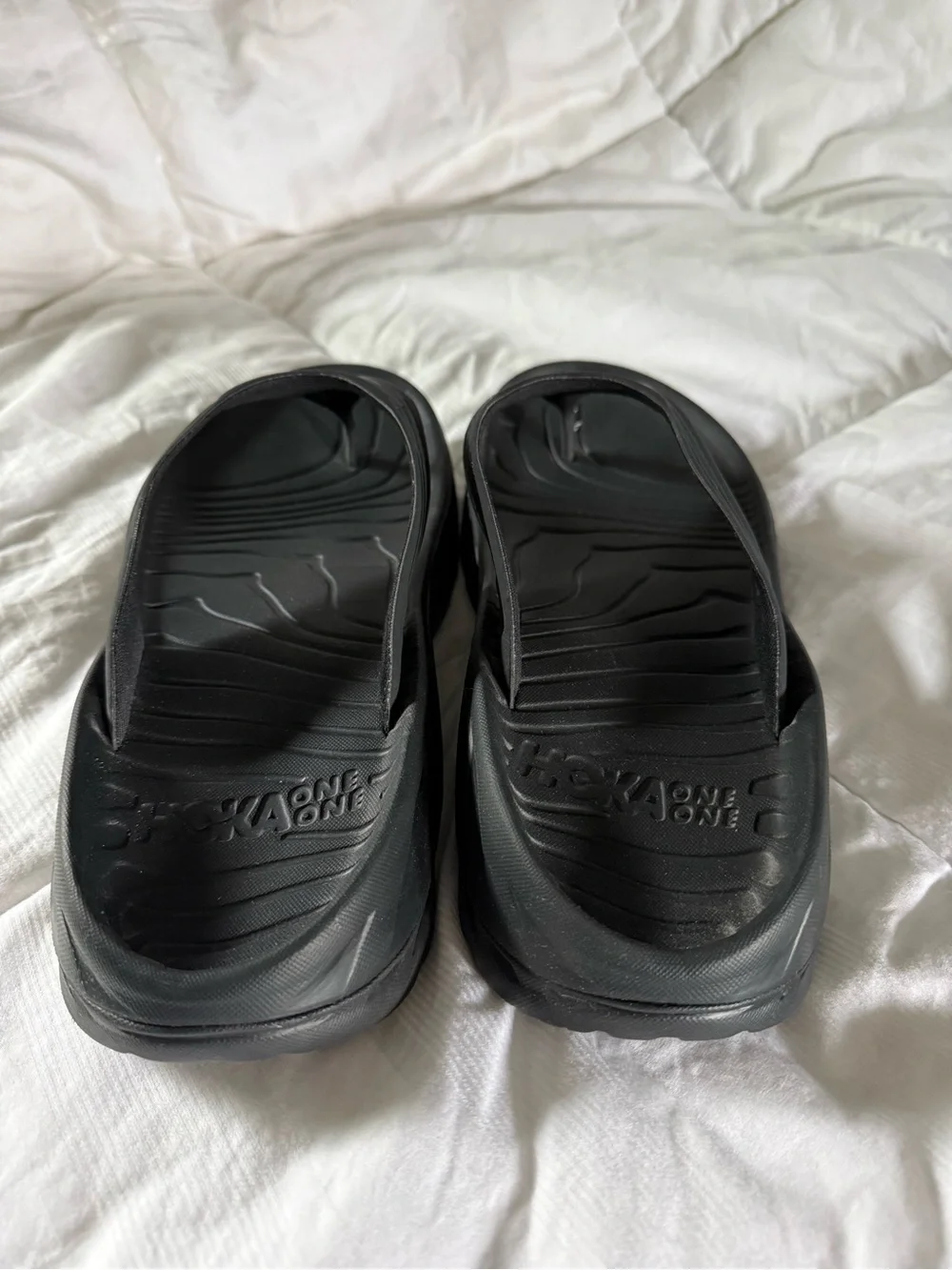 Hoka Men's Black Flip-Flop Sandals